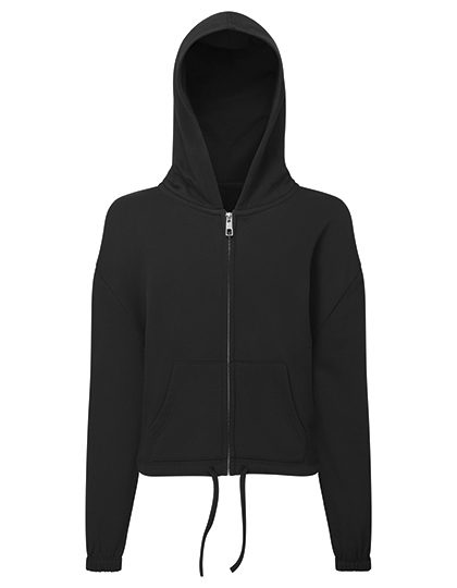 TriDri® Kids Recycled Cropped Oversize Full-Zip Hoodie TR61B bedrucken