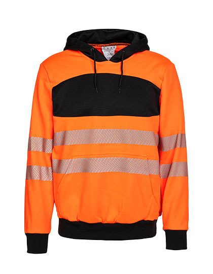 Korntex EOS Hi-Vis Workwear Hoody With Printing Area EOSHO bedrucken