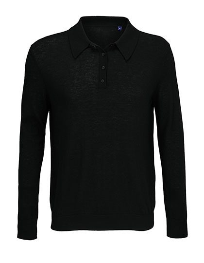 NEOBLU Men´s Polo Collar Sweater Stefan 03986 bedrucken