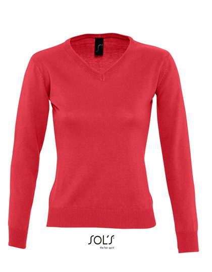 SOL´S Women´s V-Neck Sweater Galaxy 90010 bedrucken