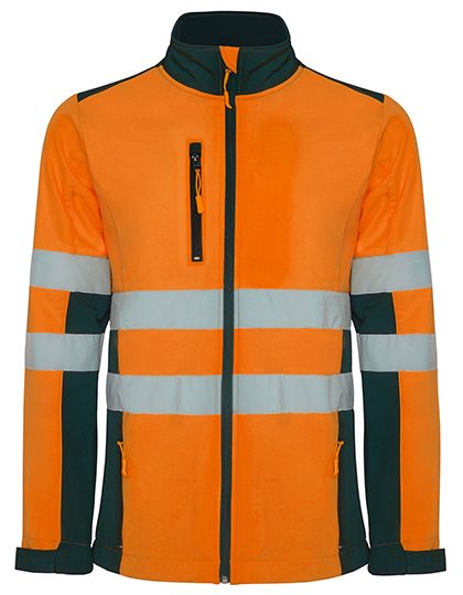 Roly Workwear Antares Soft Shell Jacket HV9303 bedrucken