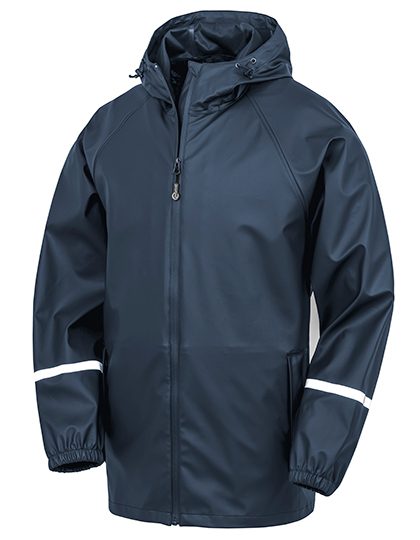 Result Recycled Prism PU Waterproof Jacket with Reflective Bands & Recycled Backing R915X bedrucken