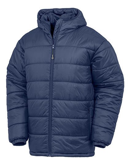 Result Recycled Recycled Hooded Padded Parka R910X bedrucken