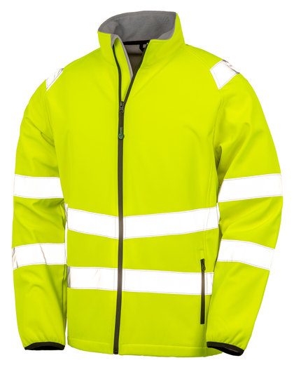 Result Recycled Recycled Printable Safety Softshell Jacket R505X bedrucken