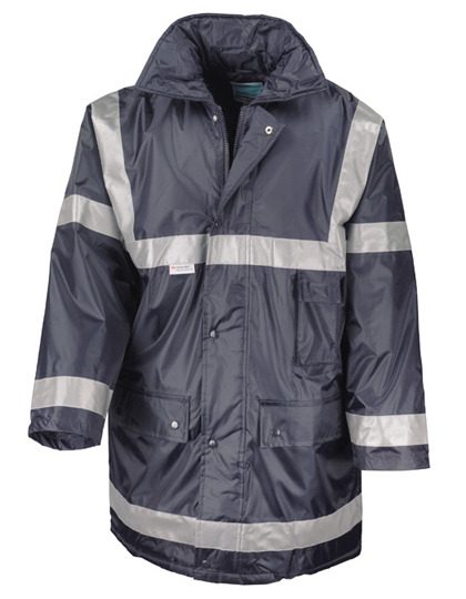 Result Workguard Management Coat R023X bedrucken