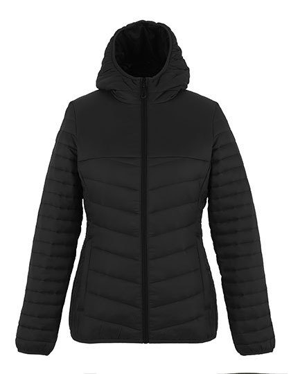 Regatta Professional Women's Loftlite Hooded Baffle Jacket TRA970 bedrucken