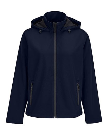 SOL´S Women´s Race Softshell Hooded Jacket 04448 bedrucken