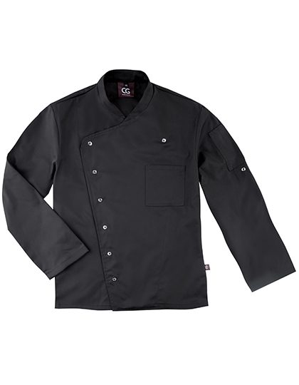 CG Workwear Men´s Chef Jacket Turin Classic 03100-01 bedrucken