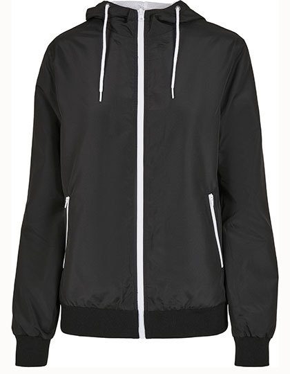 Build Your Brand Ladies´ Recycled Windrunner BY147 bedrucken