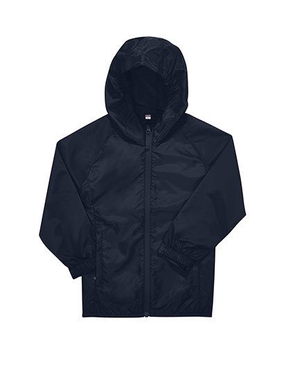 B&C BE INSPIRED Kids #Reset Windbreaker JK001 bedrucken