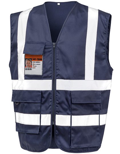 Result SafeGuard Heavy Duty Polycotton Security Vest R477X bedrucken