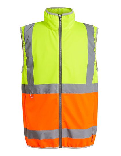 Regatta Professional Pro Hi-Vis Full Zip Gilet TRS257 bedrucken