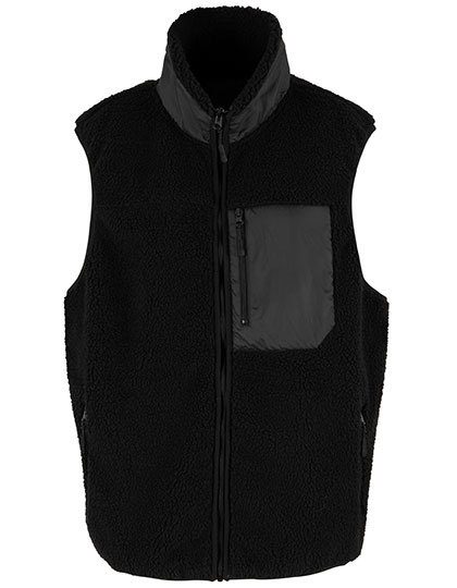 New Morning Studios Bonded Sherpa Vest NM050 bedrucken
