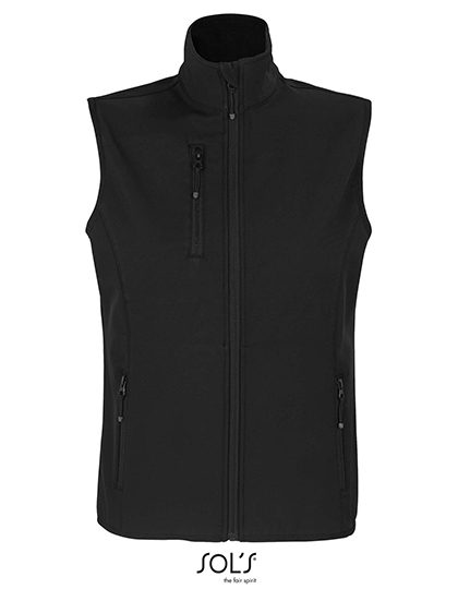 SOL´S Women´s Falcon Zipped Softshell Bodywarmer 03826 bedrucken