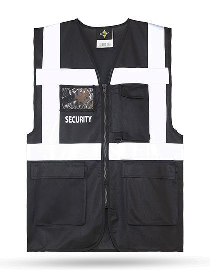 Korntex “SECURITY” Mesh Multifunctional Safety Vest “Tampa” SECKXCMF bedrucken