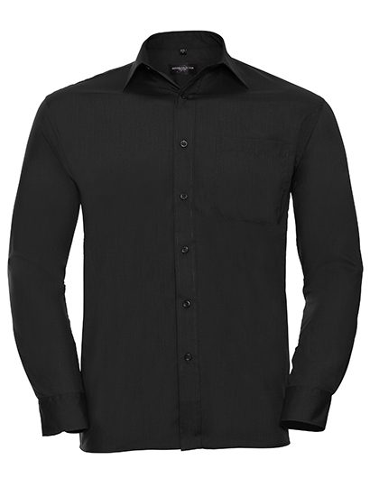 Russell Athletic Collection Men's Long Sleeve Classic Polycotton Poplin Shirt R-934M-0 bedrucken