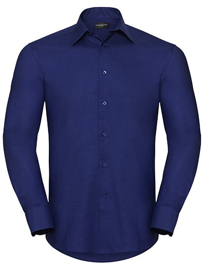 Russell Athletic Collection Men's Long Sleeve Tailored Oxford Shirt R-922M-0 bedrucken