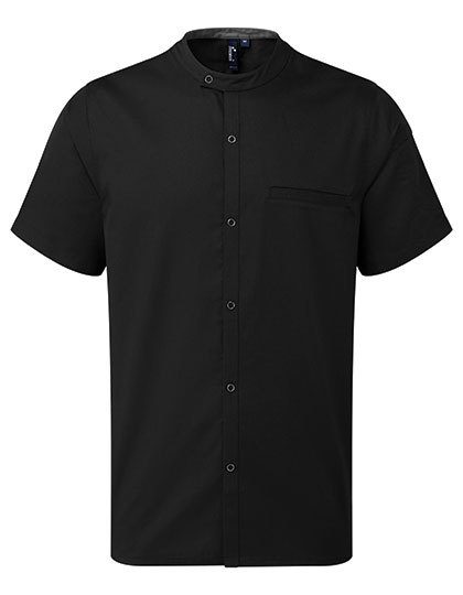 Premier Workwear Chef´s Recycled Short Sleeve Shirt PR904 bedrucken