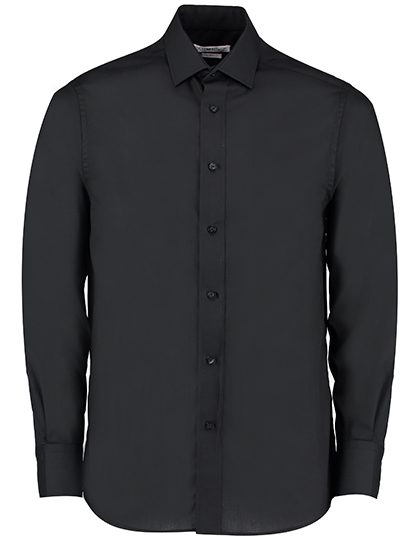 Kustom Kit Men´s Tailored Fit Business Poplin Shirt Long Sleeve KK131 bedrucken
