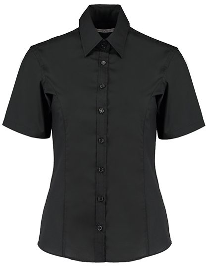 Kustom Kit Women´s Tailored Fit Business Shirt Short Sleeve KK742F bedrucken