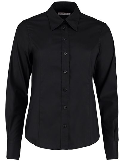 Kustom Kit Women´s Tailored Fit Corporate Oxford Shirt Long Sleeve KK702 bedrucken