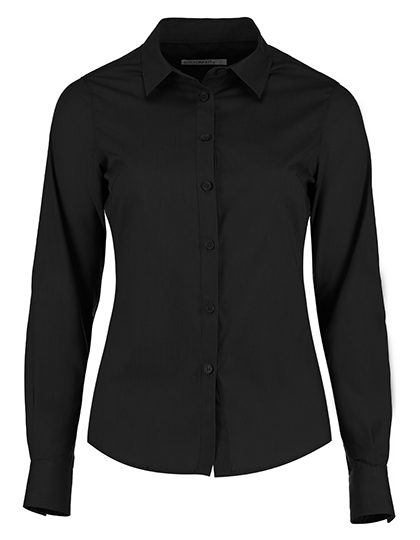 Kustom Kit Women´s Tailored Fit Poplin Shirt Long Sleeve KK242 bedrucken