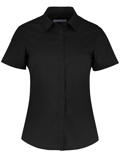 Kustom Kit Women´s Tailored Fit Poplin Shirt Short Sleeve KK241 bedrucken