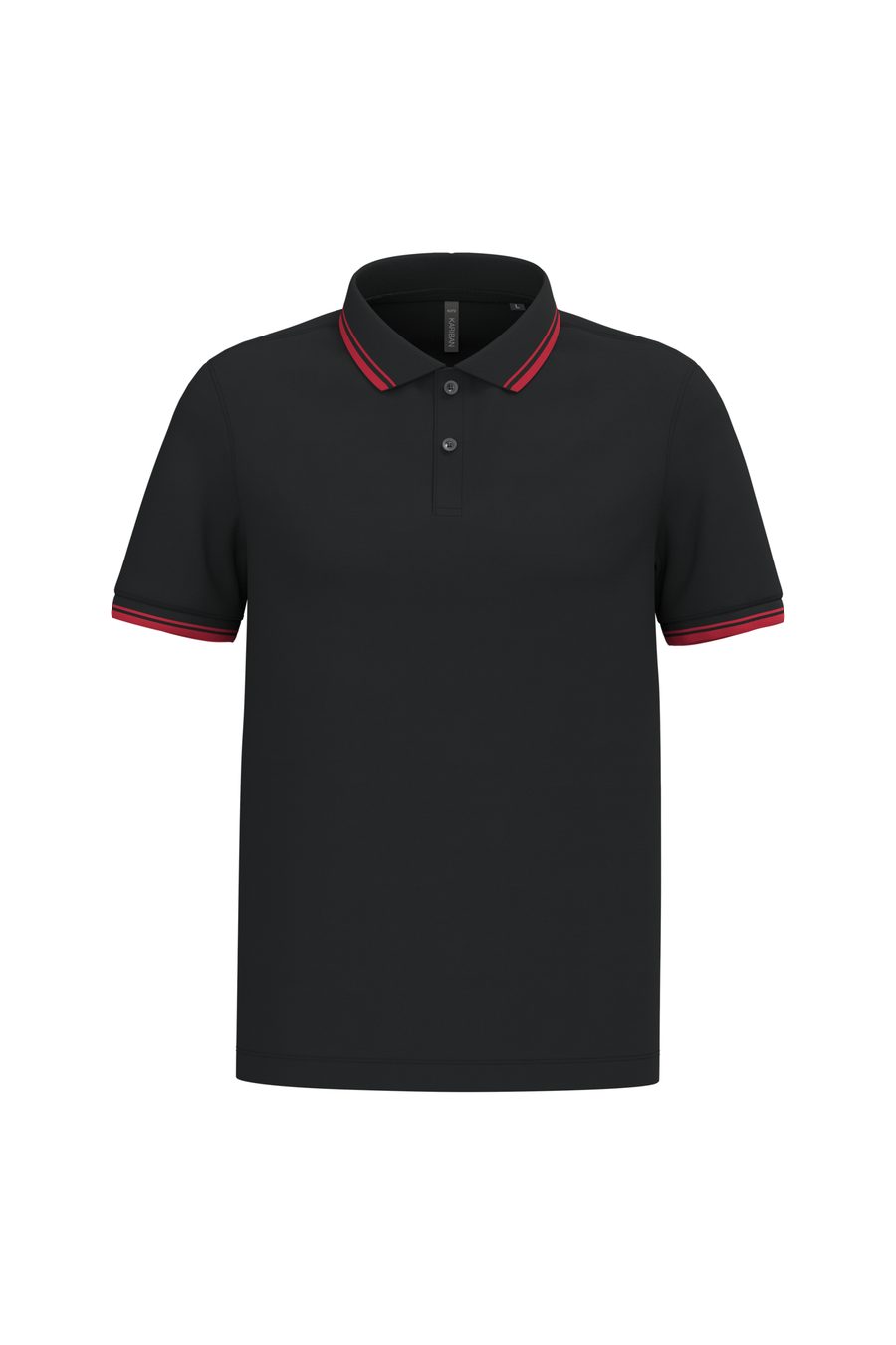 Kariban Herren Poloshirt mit kurzen Ärmeln und kontrastfarbenen Paspeln K272 bedrucken