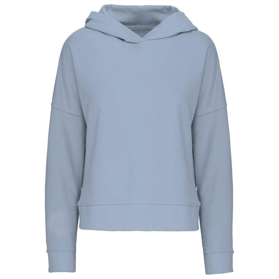 Kariban Bio-Damen-Sweatshirt Lounge mit Kapuze K494 bedrucken