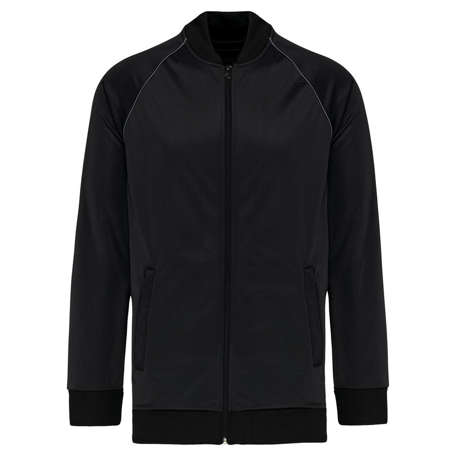 Proact Unisex-Trainingsjacke mit Reißverschluss und Paspel PA384 bedrucken