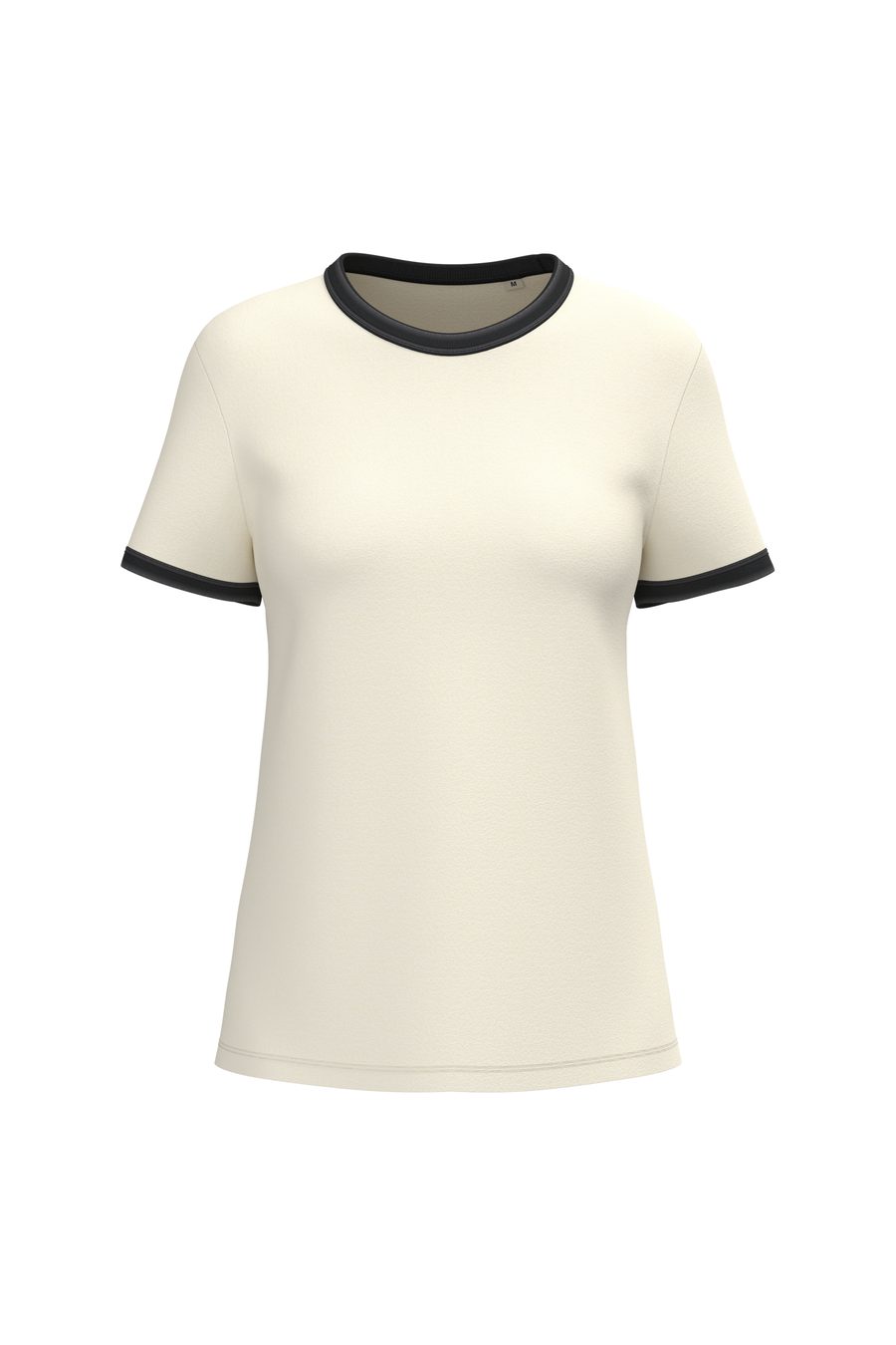 Native Spirit Ringer-T-Shirt mit kontrastierenden Kanten, verwaschener Effekt, Damen NS361 bedrucken