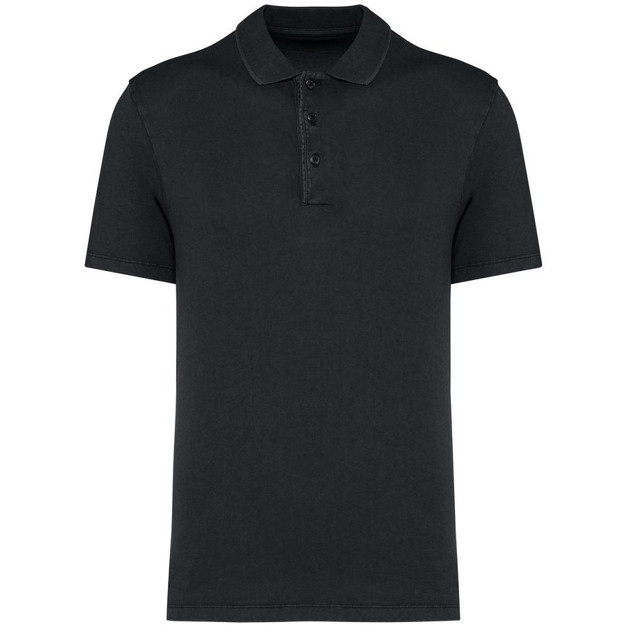 Native Spirit ausgewaschenes Herren-Polohemd aus Jersey NS201 bedrucken