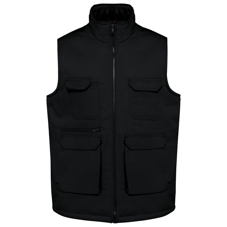 WK Gefütterte Unisex-Weste aus Baumwollpolyester WK607 bedrucken