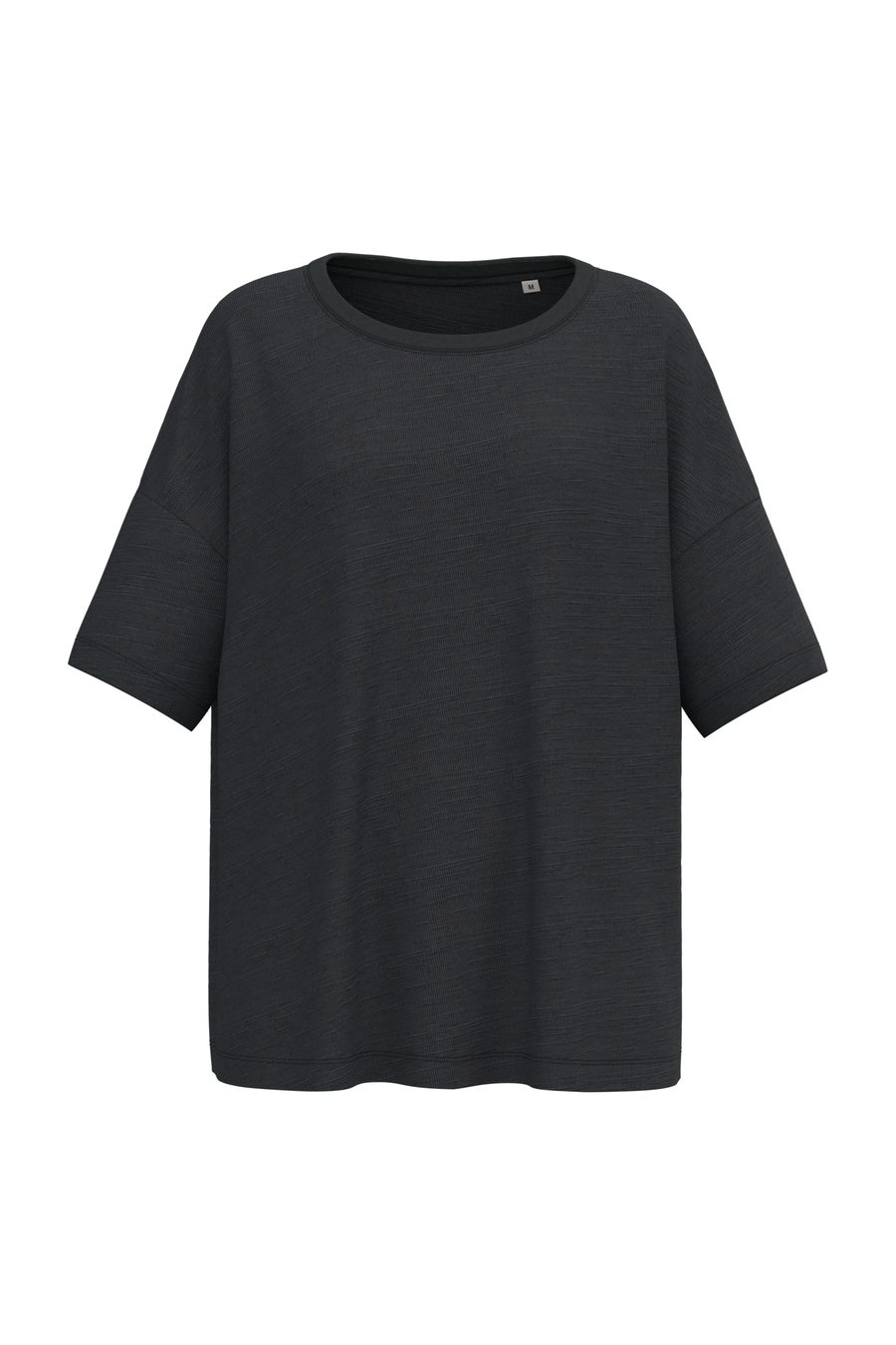 Spasso Damen-Slub-Oversize-T-Shirt mit überschnittenen Schultern SP304 bedrucken