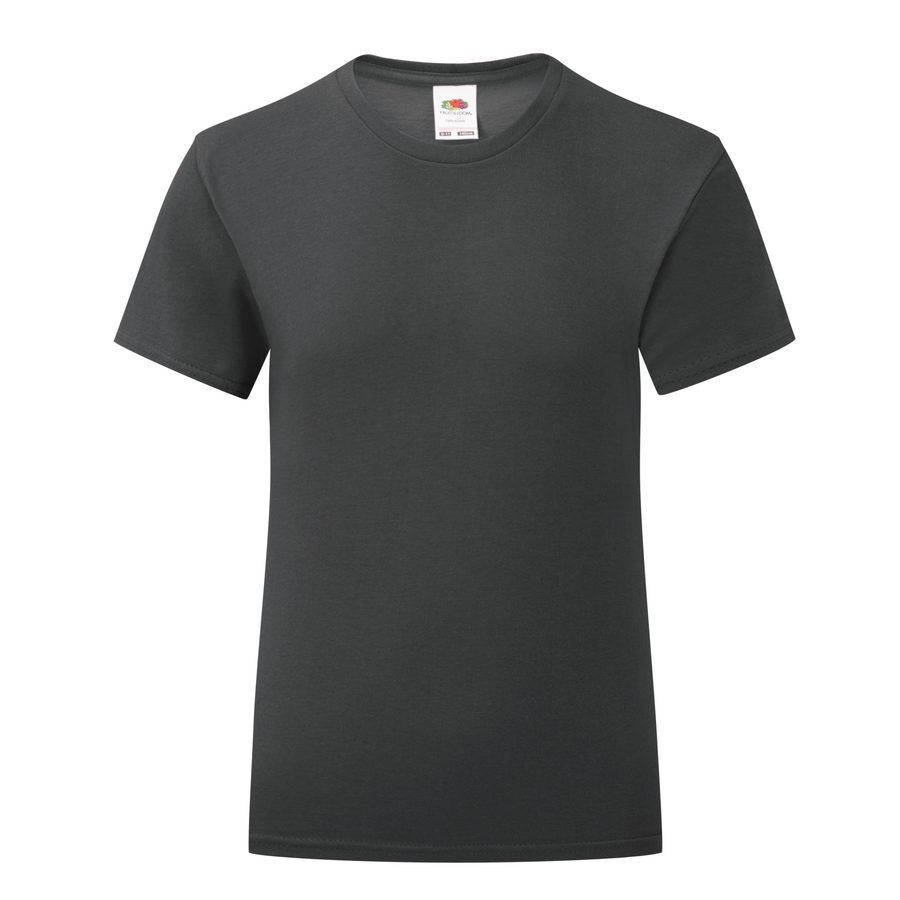Fruit of the Loom Mädchen-T-Shirt Iconic 150 T 61-025-0 bedrucken