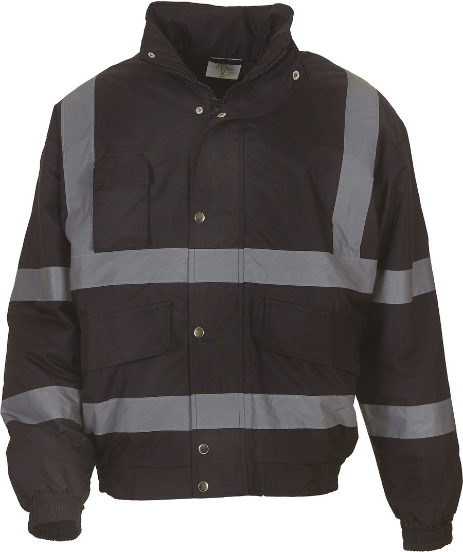 Yoko Hi-Vis Bomber Jacket HVP211 bedrucken