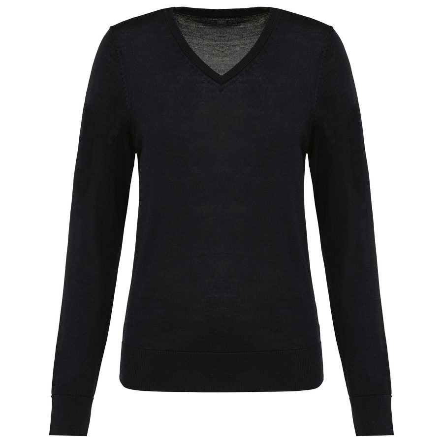 Kariban Premium Merino-Damenpullover mit V-Ausschnitt PK911 bedrucken